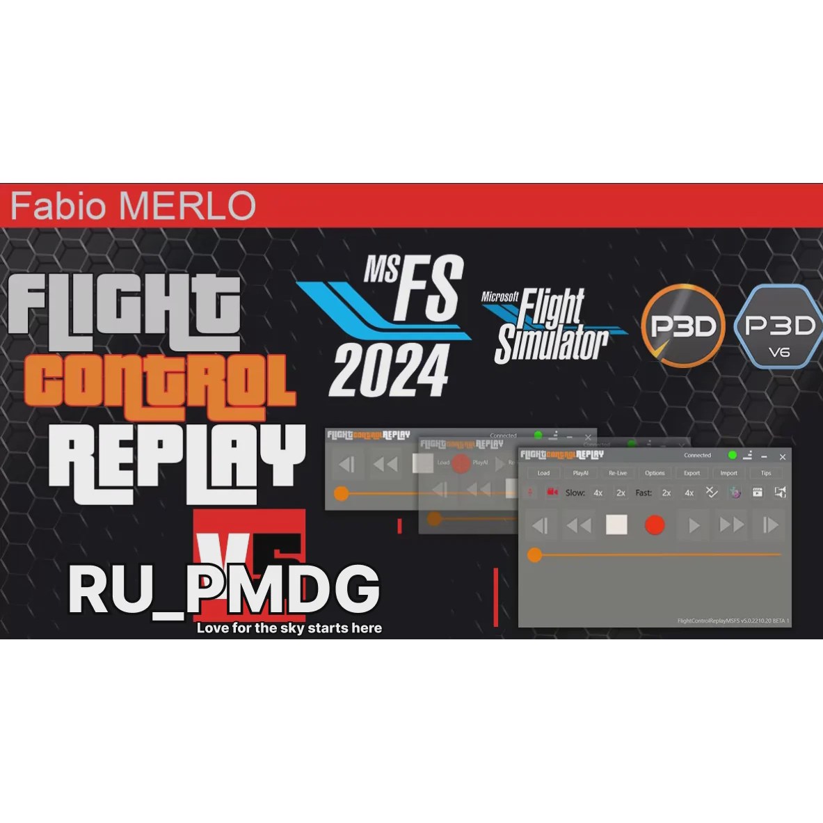 FLIGHTCONTROLREPLAY 5 MSFS P3D
