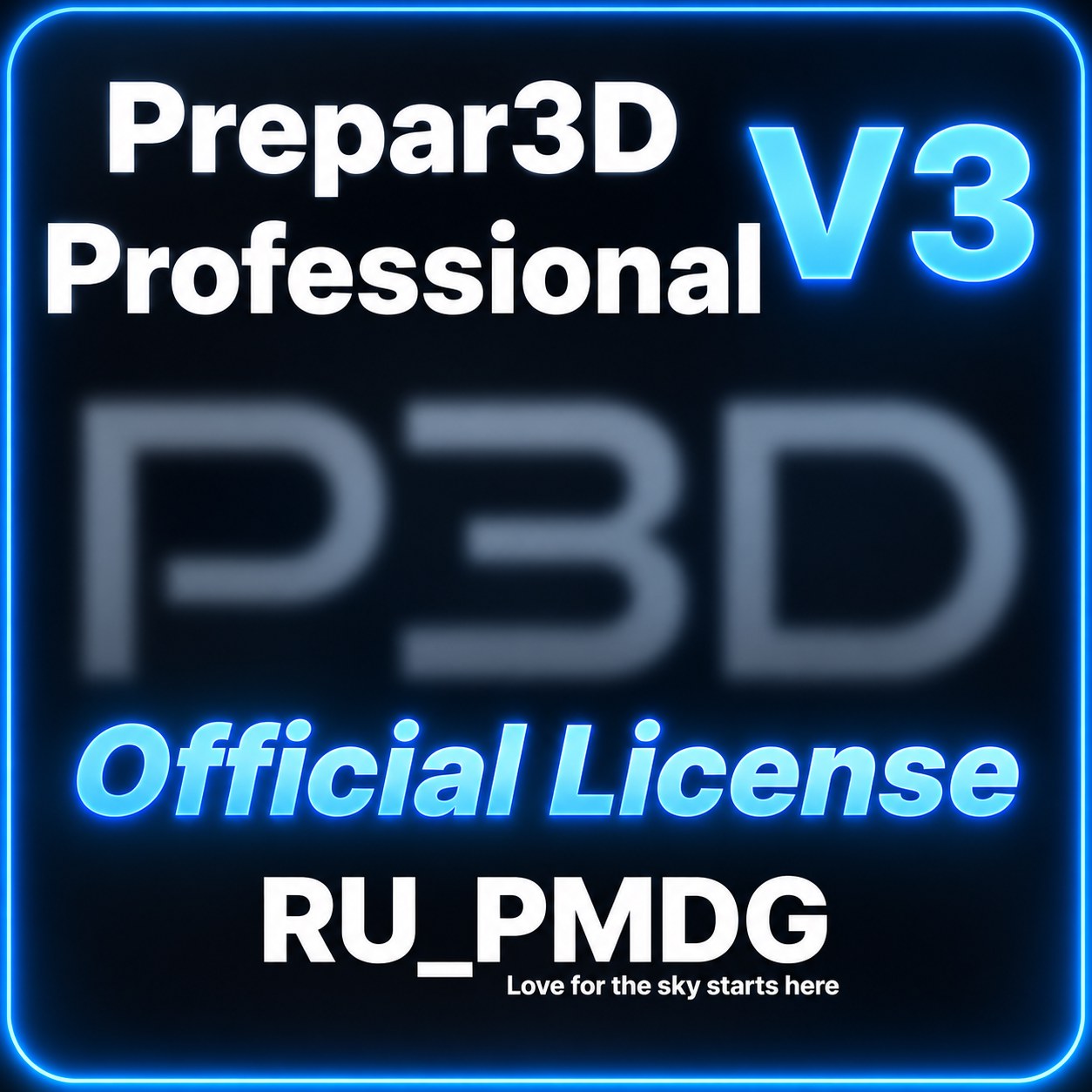 Prepar3D Version 3 Professional License