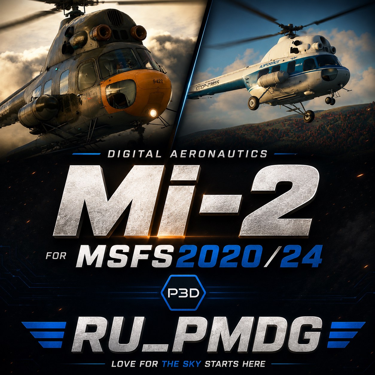 DIGITAL AERONAUTICS - MI-2 HOPLITE for MSFS2020/24