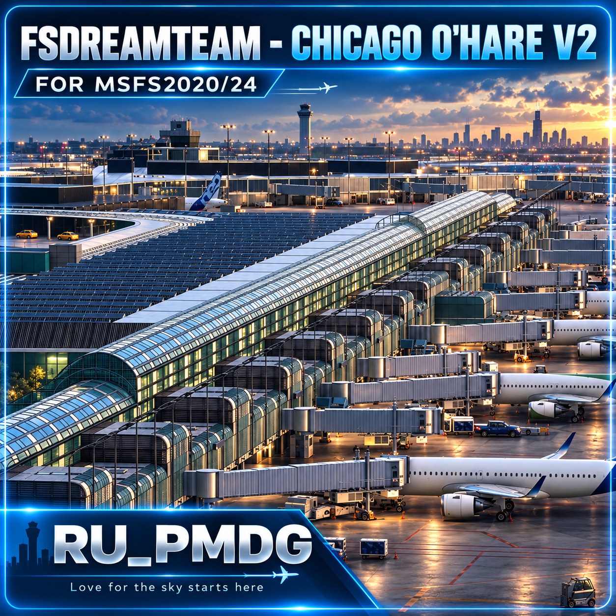 CHICAGO O'HARE V2 MSFS24/20