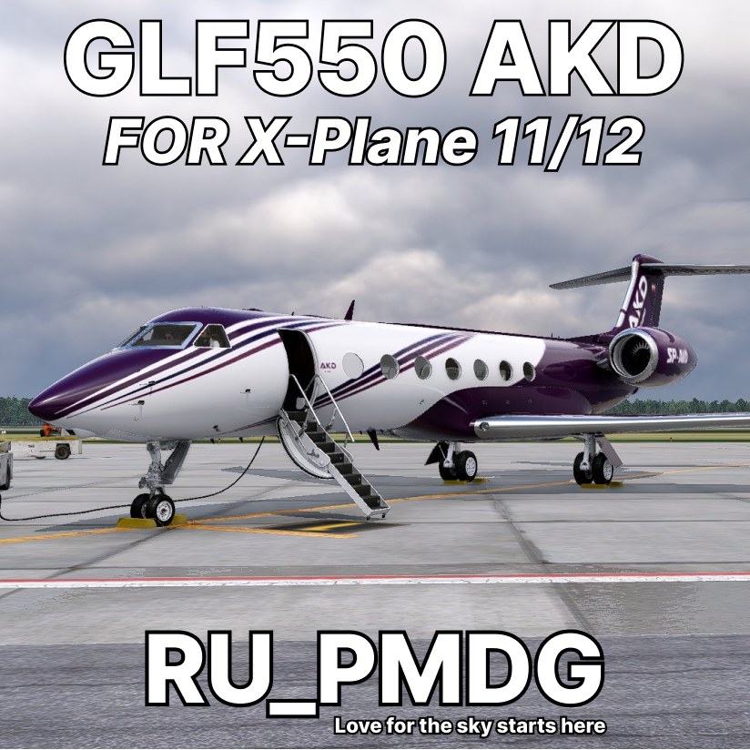 AKD Studios GLF550 for X-Plane 11/12