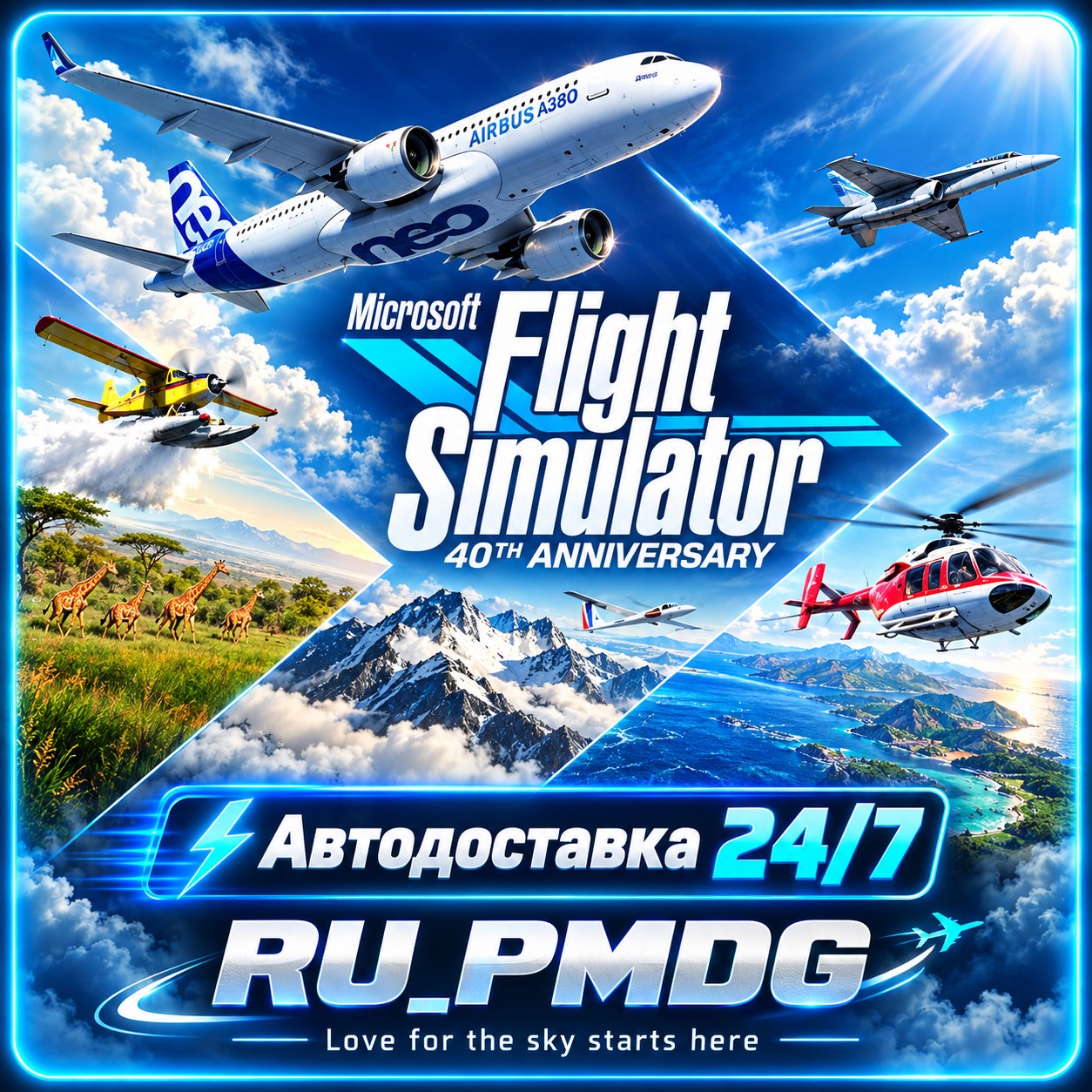 Microsoft Flight Simulator (2020): 40th Anniversary Standard Edition АВТОДОСТАВКА