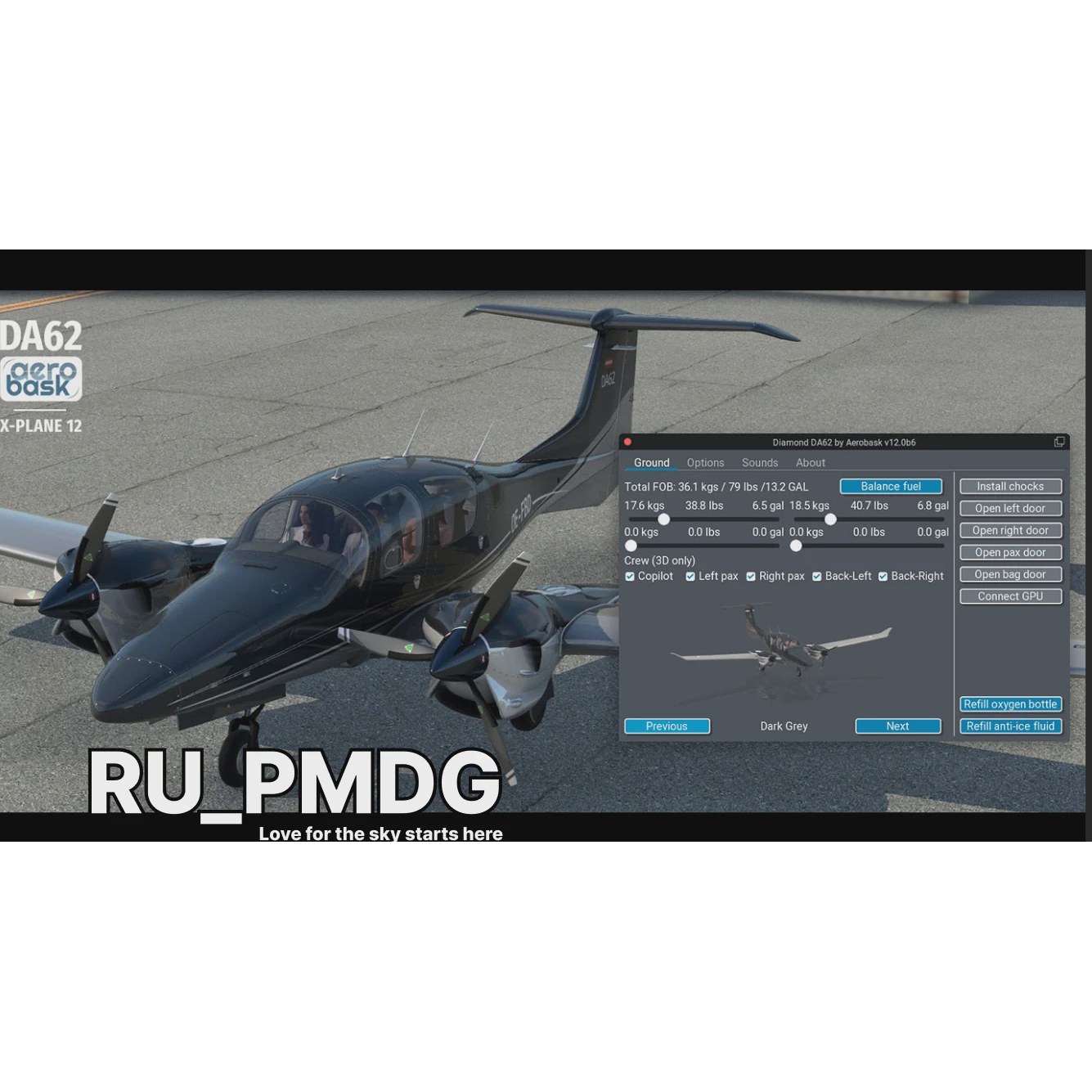 Diamond DA-62 XP11/12