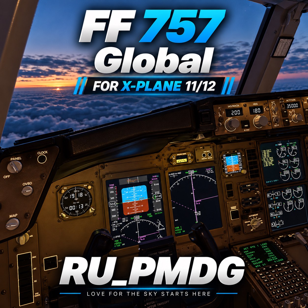 FF Boeing 757 V2 Professional Global for X-Plane 11/12